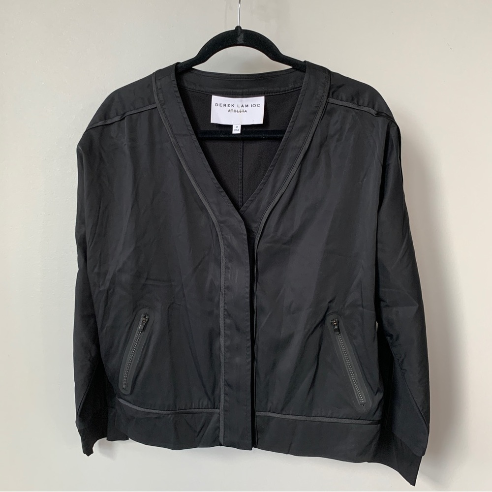 Athleta Derek Lam 10 C Black Jacket‎ Size M